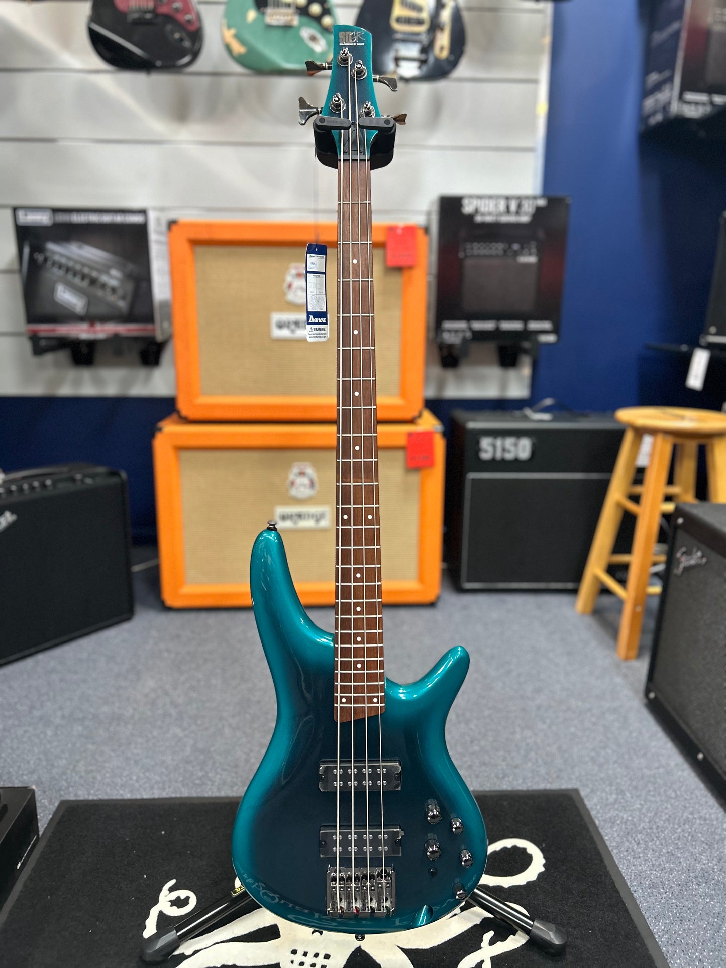 Ibanez SR300E Cerulean Aura Burst Bass Guitar