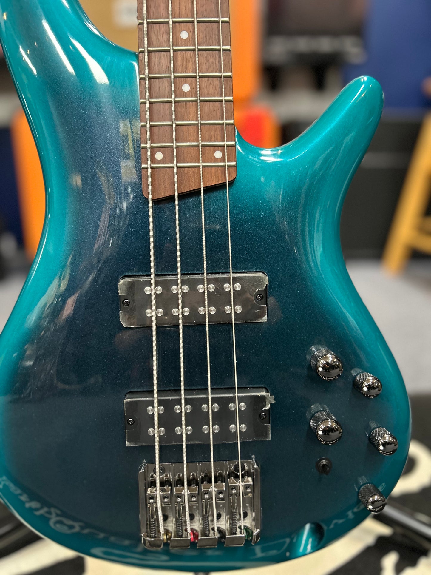 Ibanez SR300E Cerulean Aura Burst Bass Guitar