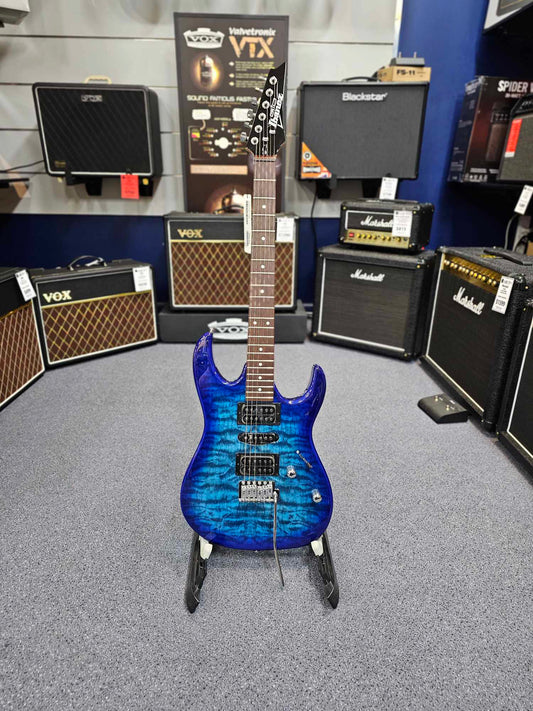 Ibanez RX70QA Transparent Blue Burst Electric Guitar