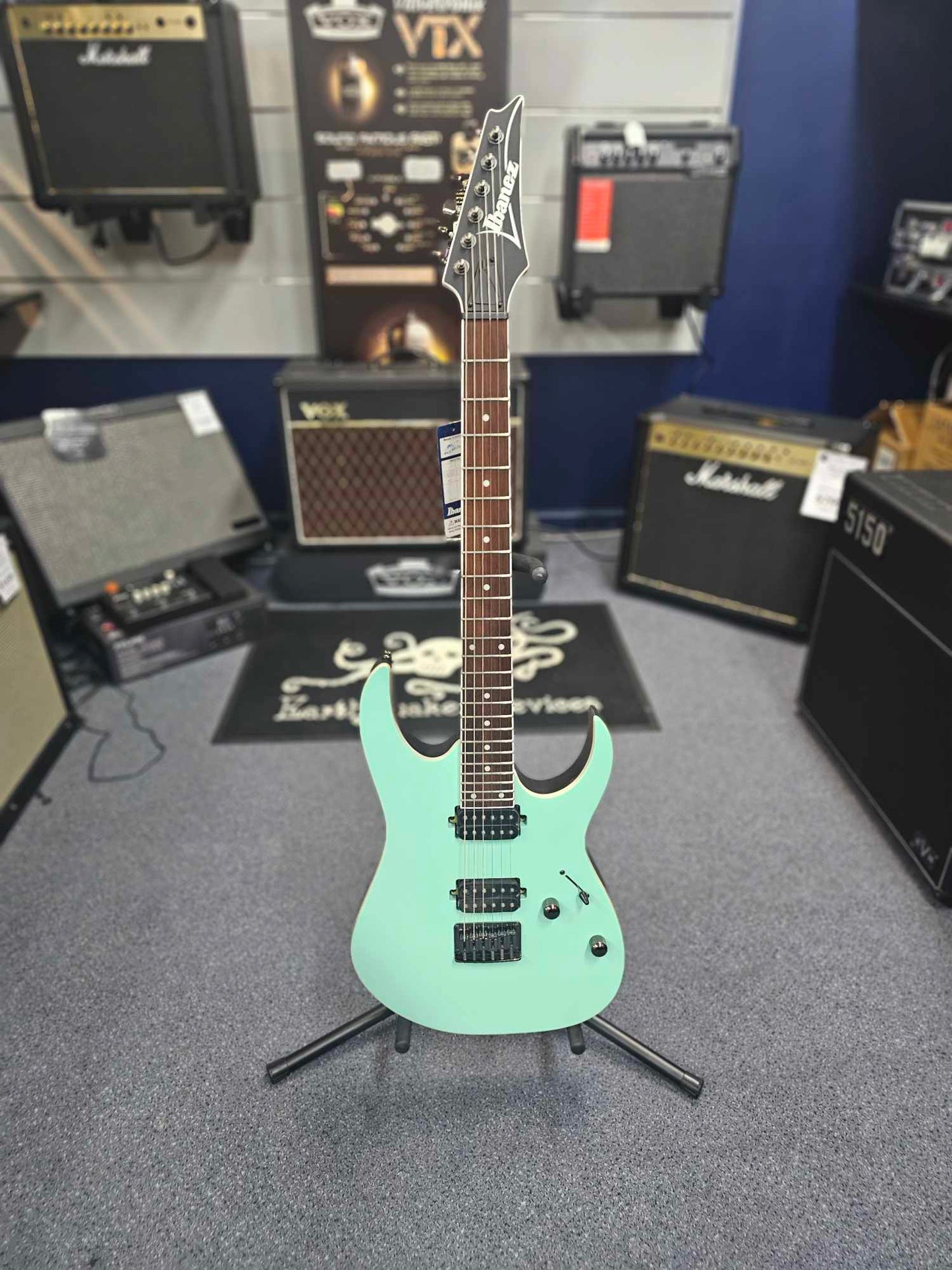 Ibanez RG421S Sea Foam Matte Electric Guitar