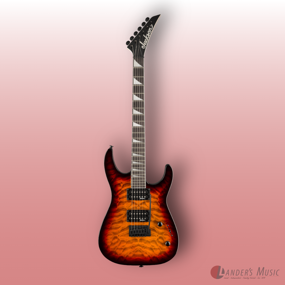 Jacksaon JS Series Dinky JS20 DKQ 2PT Transparent Tobacco Burst Electric Guitar