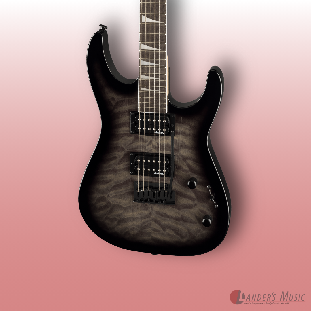 Jackson JS Series Dinky JS20 DKA in Transparent Black Burst Electric Guitar