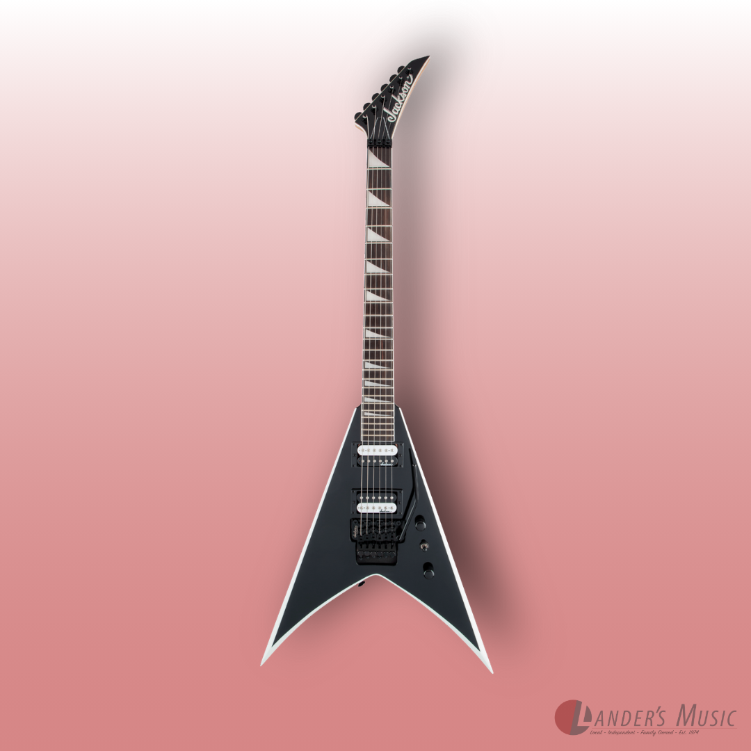 Jackson JS Series King V™ JS32 in Black with White Bevels Electric Guitar