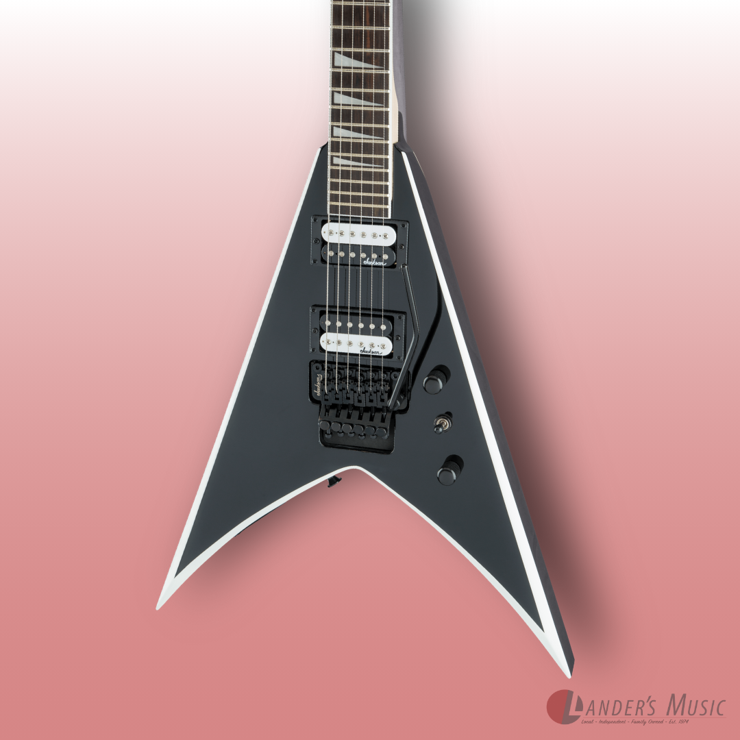 Jackson JS Series King V™ JS32 in Black with White Bevels Electric Guitar