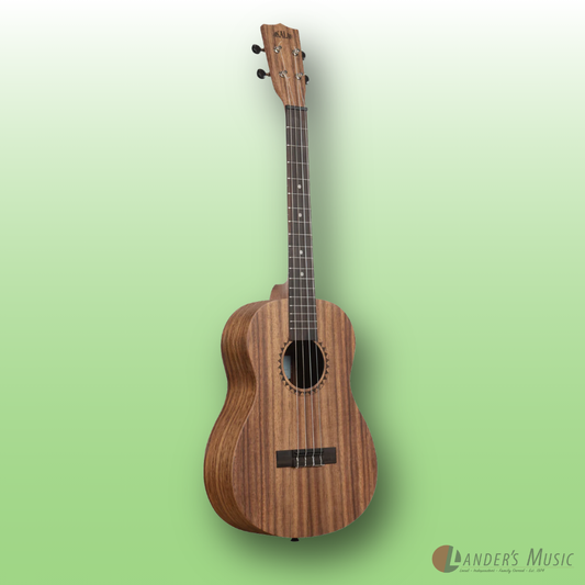 Kala Teak KA-TEAK-BE Baritone Electric Ukulele With Bag