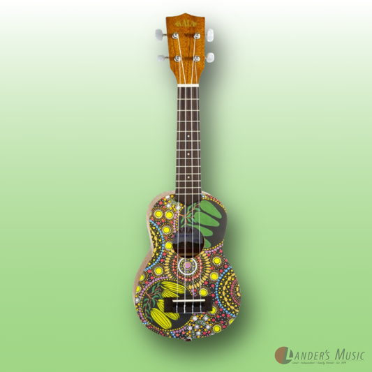 Kala Desert Storylines "Bushfoods" by Margaret Bloomfield Soprano Ukulele with Bag