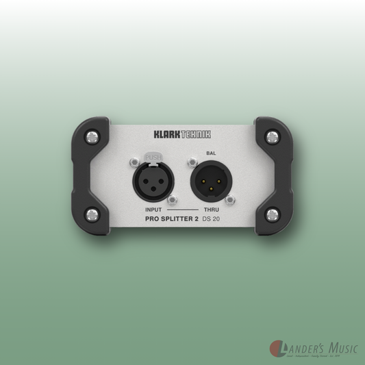 Klark Teknik DS 20 Passive DI 1-In/2-Out Signal Splitter