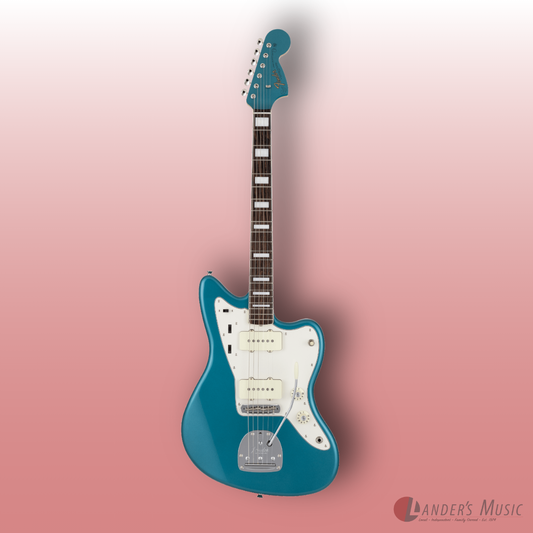 Fender MIJ Traditional Late 60s Ocean Turquoise Metallic Jazzmaster with Gig Bag