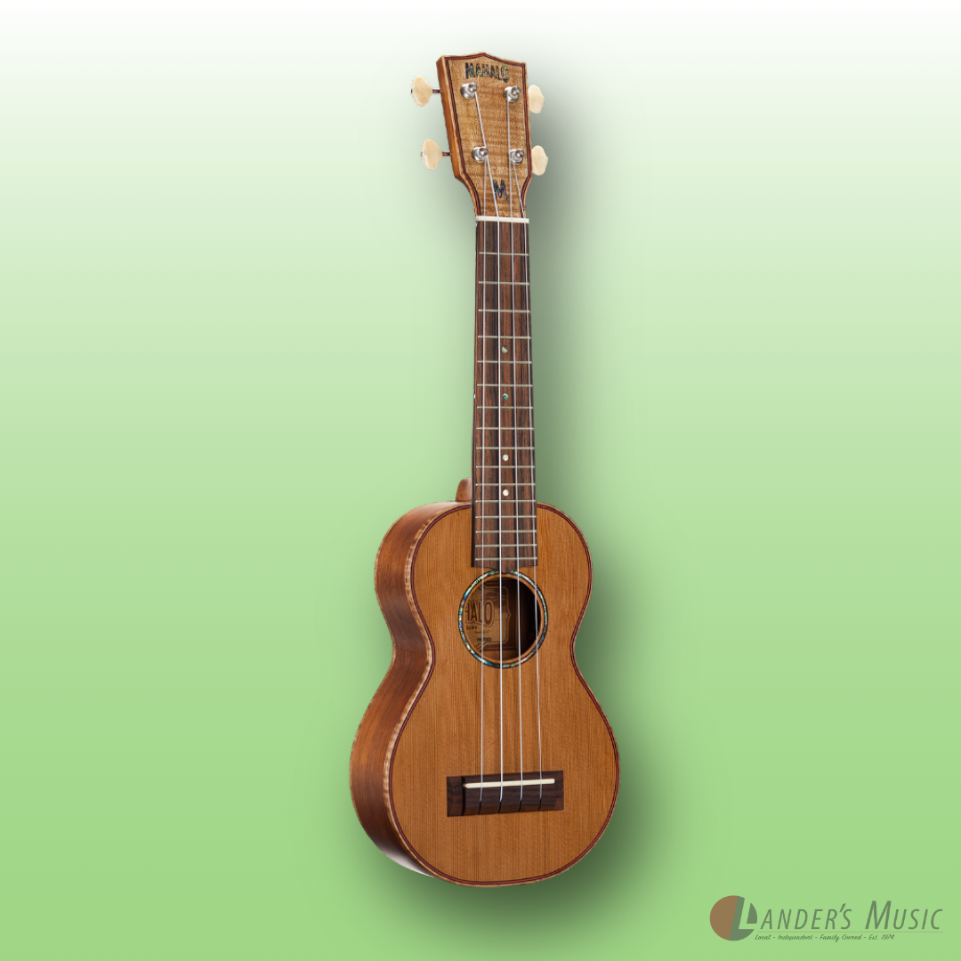 Mahalo Master Series Solid Cedar Soprano Ukulele with Bag