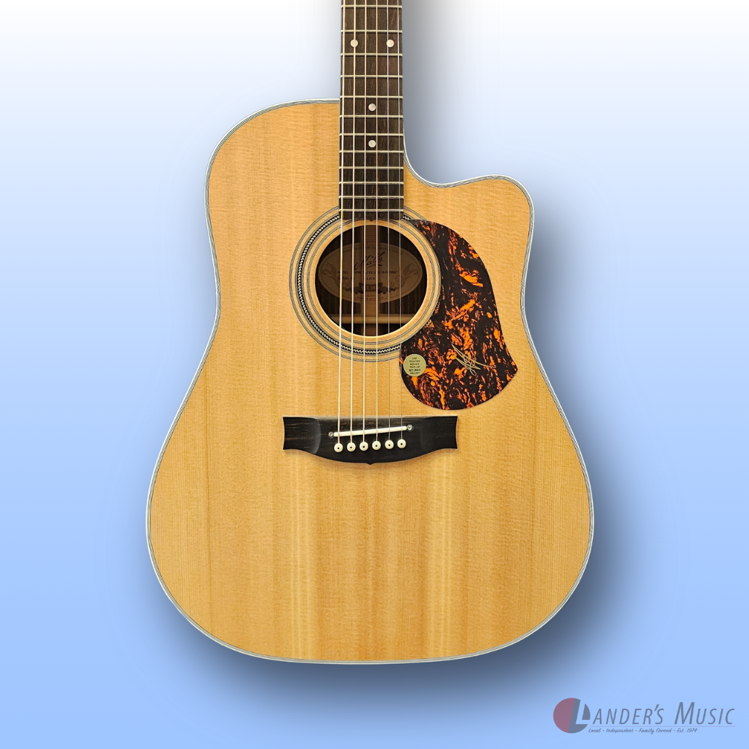 Maton ER90C Electric/Acoustic Guitar with Case