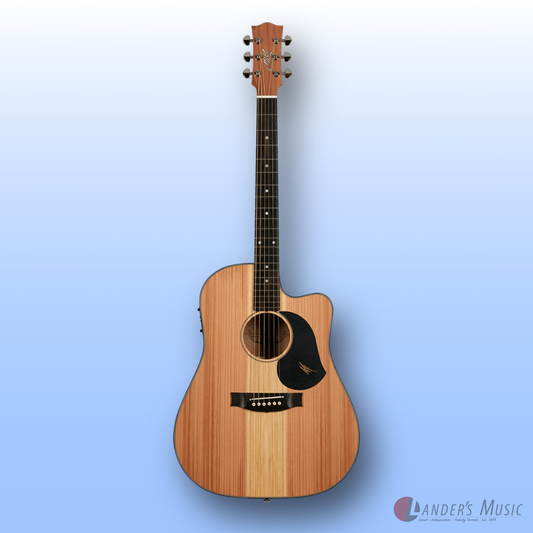 Maton Redwood Series RM-DNC Electric/Acoustic Guitar with Case