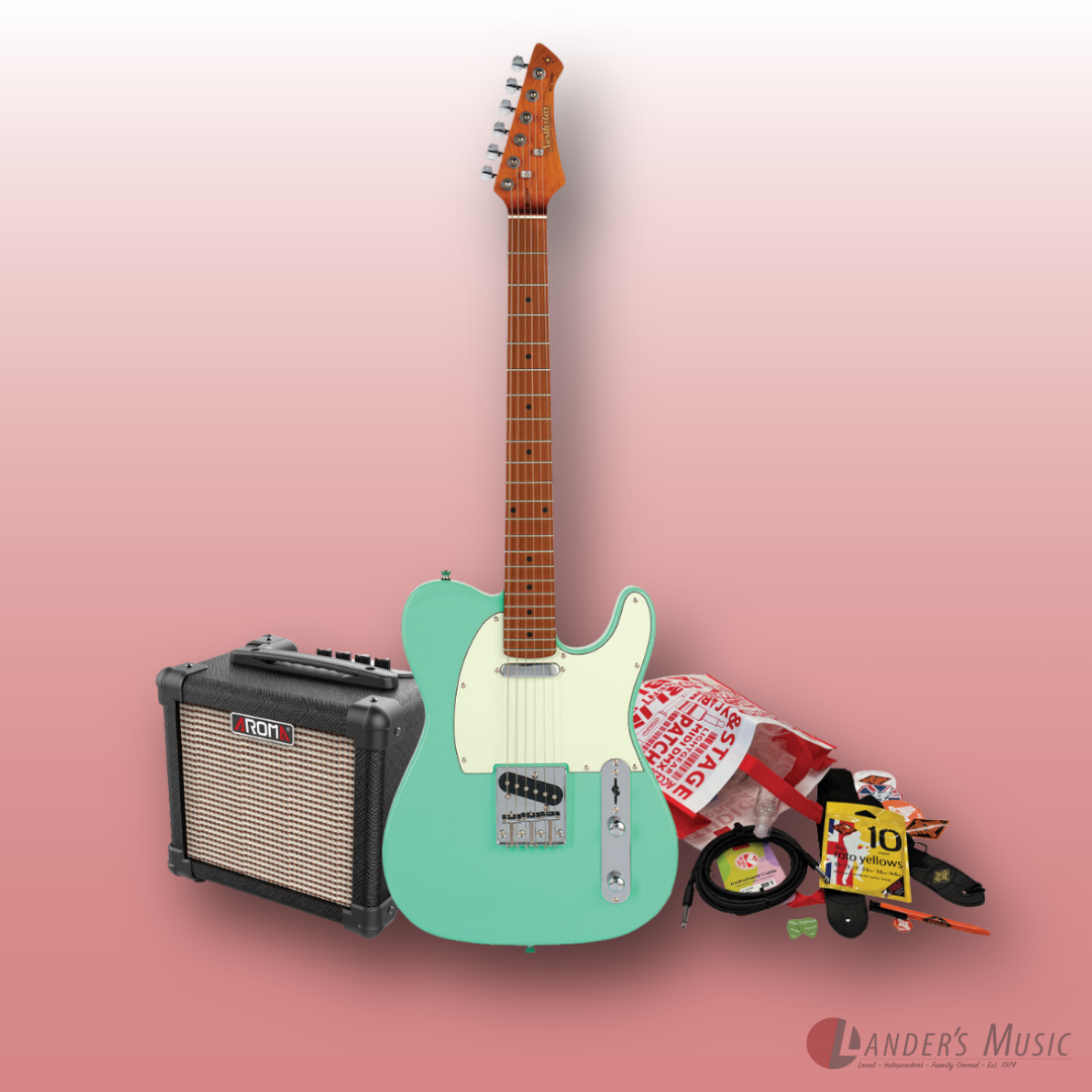 Northstar 2 T-Style Sea Foam Green Guitar and Amp Package