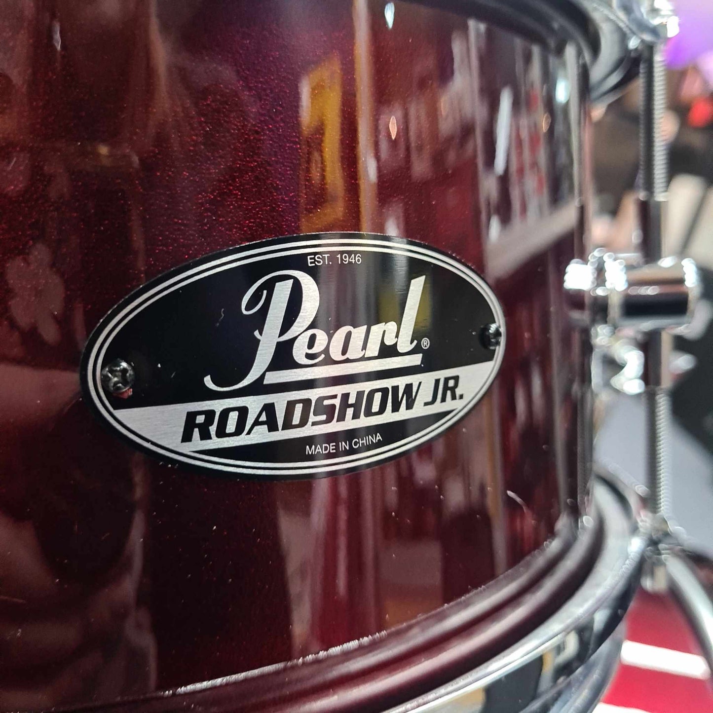 Pearl Roadshow Jr 16" Wine Red 5 Piece Drum Kit Gig Package