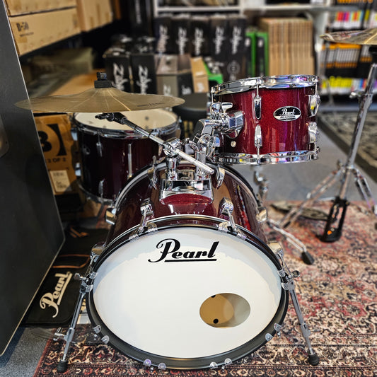 Pearl Roadshow 18" Red Wine 4 Piece Drum Kit Drum Package