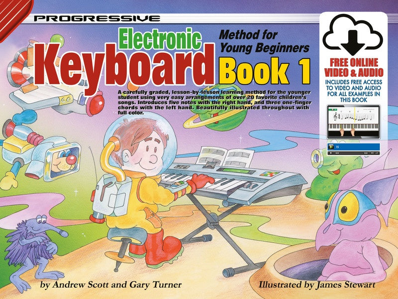 Progressive Electronic Keyboard Method For Young Beginners