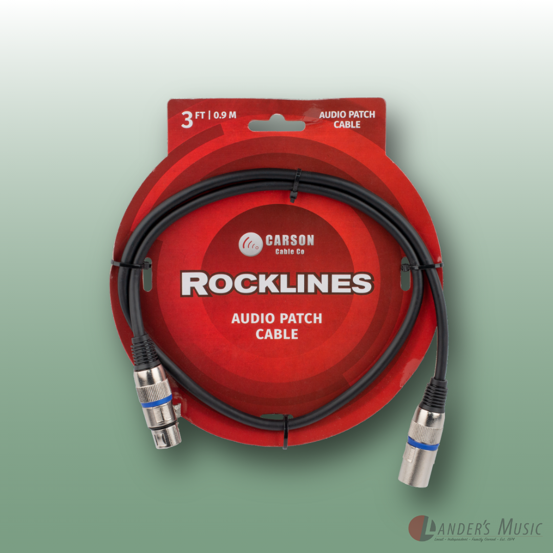 Rocklines 3" XLR (F) To XLR (M) Patch Cable