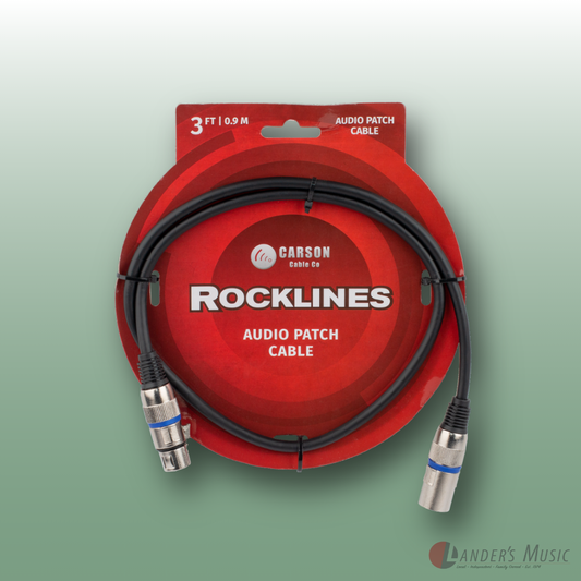 Rocklines 3" XLR (F) To XLR (M) Patch Cable