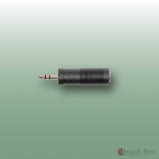 3.5 Stereo Jack Plug (M) To 6.3 Stereo Socket (F) Adaptor