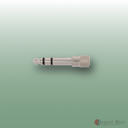 Carson 6.3 Stereo Jack Plug (M) To 3.5 Stereo Socket (F) Adaptor