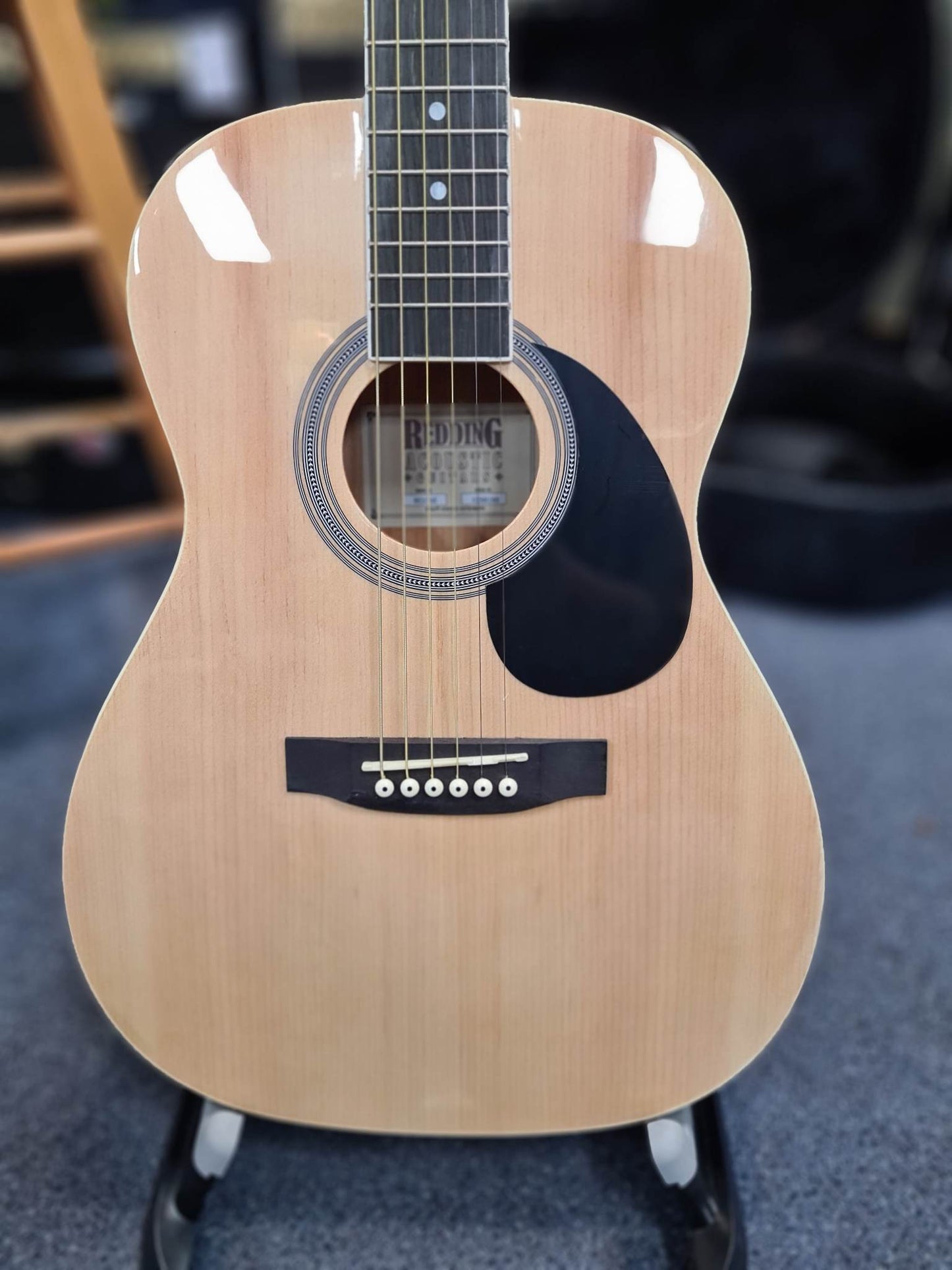 Redding RED34E 3/4 Size Natural Electric/Acoustic Guitar