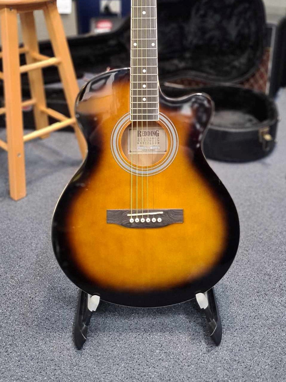 Redding RGC51CETS Tobacco Sunburst Electric/Acoustic Guitar