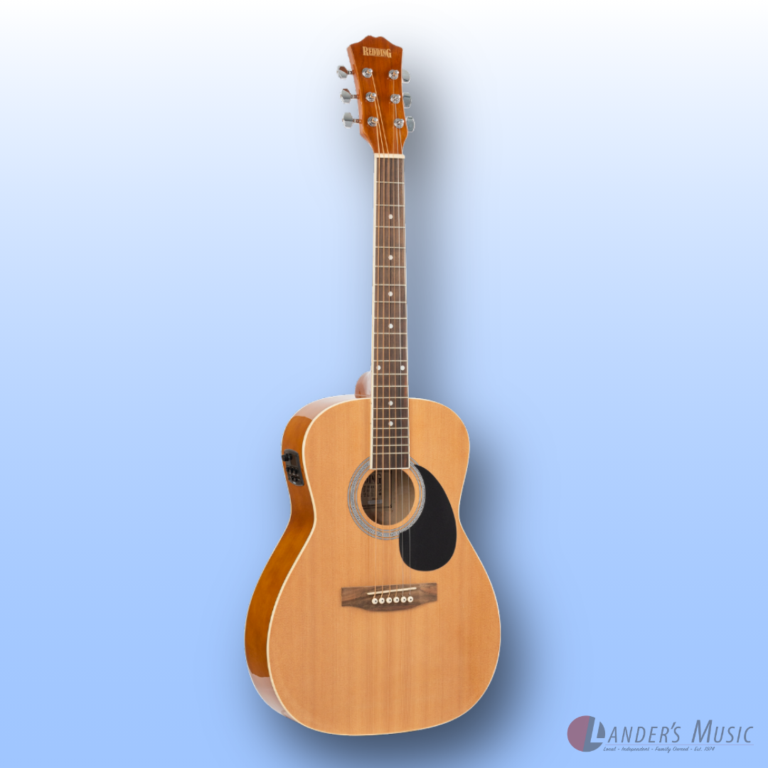 Redding RED34E 3/4 Size Natural Electric/Acoustic Guitar