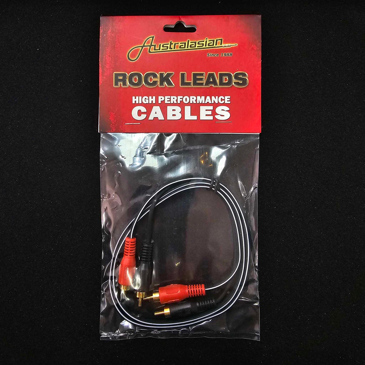 Rock Leads 3ft RCA Male to RCA Male Cable