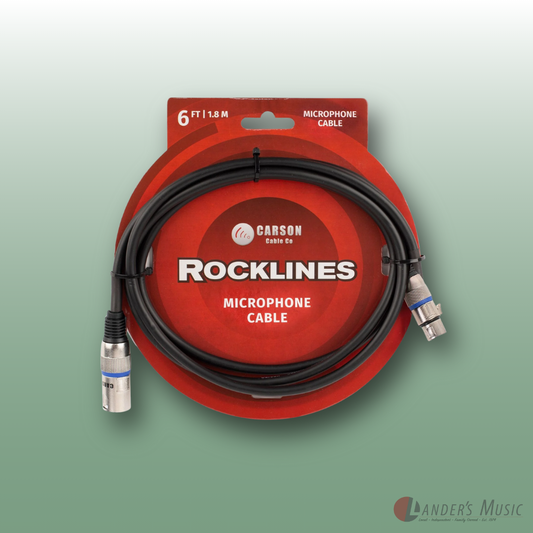 Carson Rocklines 6ft Microphone Cable