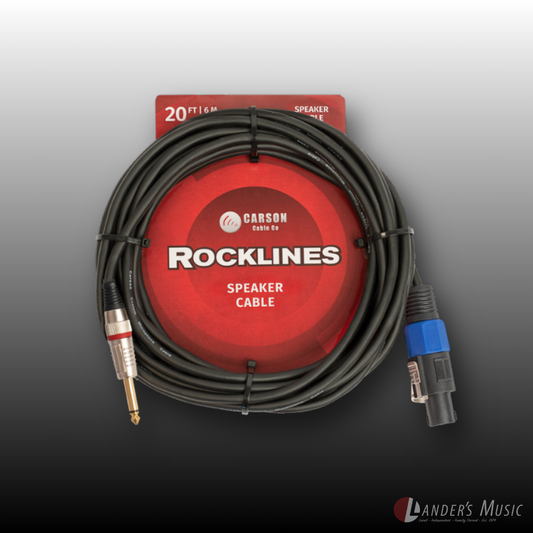 Carson  20FT Speakon Male to Jack Speaker Cable