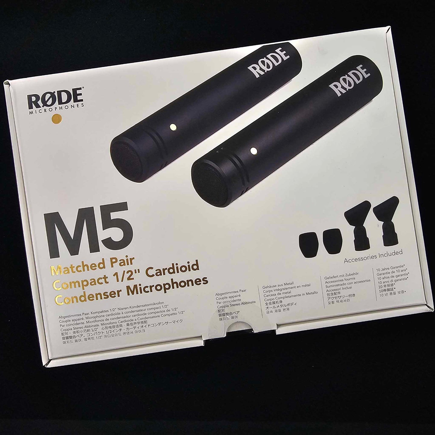 Rode M5 Matched Pair Compact 1/2" Cardoid Pencil Condenser Microphones