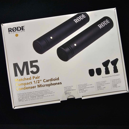 Rode M5 Matched Pair Compact 1/2" Cardoid Pencil Condenser Microphones