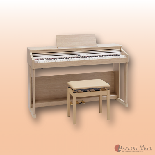 Roland RP701LA Light Amber Oak Digital Piano With Bench