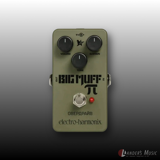 Electro-Harmonix Green Russian Big Puff Pi Fuzz/Distortion/Sustainer Pedal