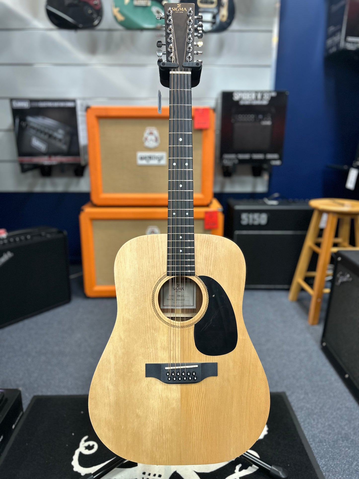 Sigma SE Series DM12E 12 String Electric/Acoustic Guitar