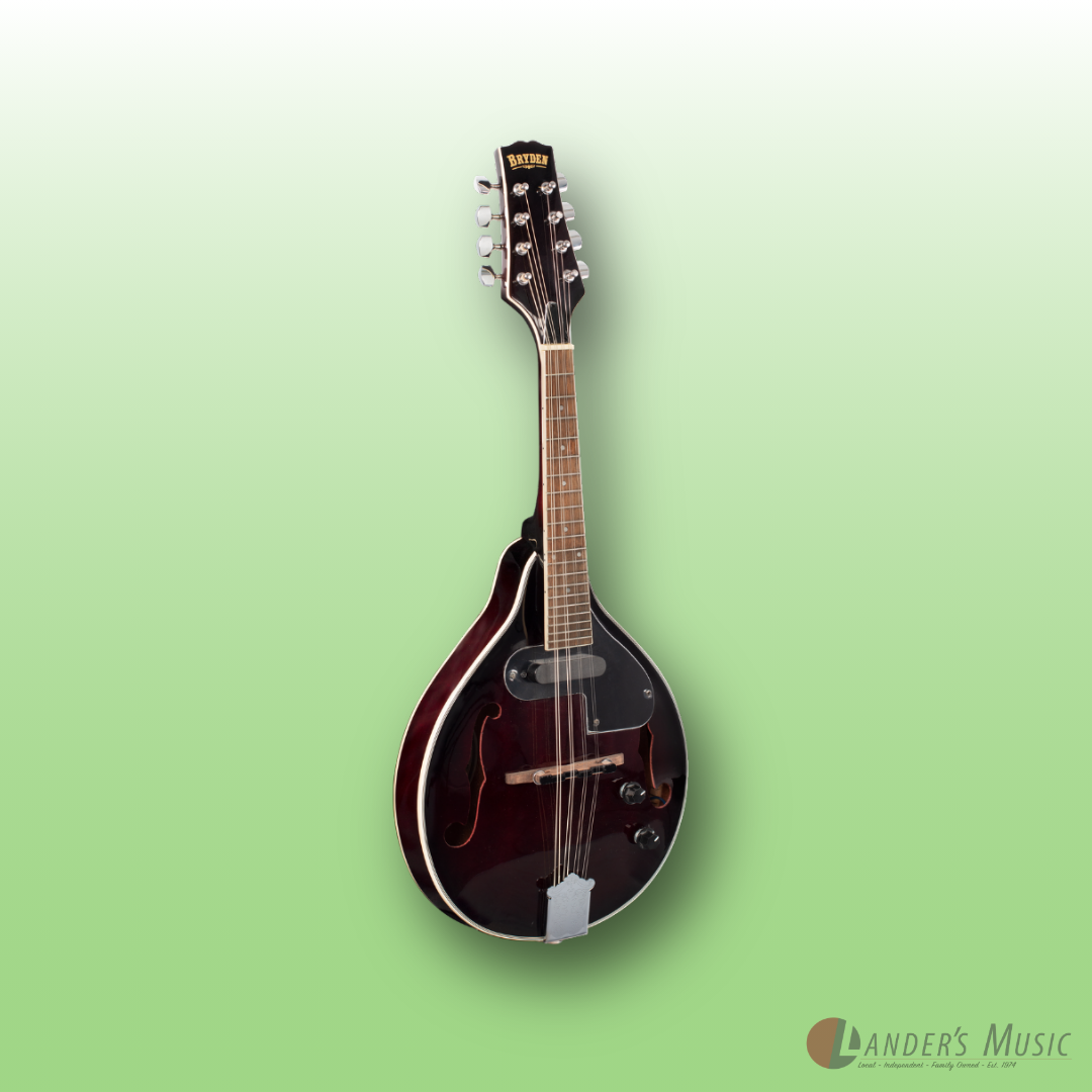 Bryden SMA50E Dark Wine Red Arch Top Electric/Acoustic Mandolin