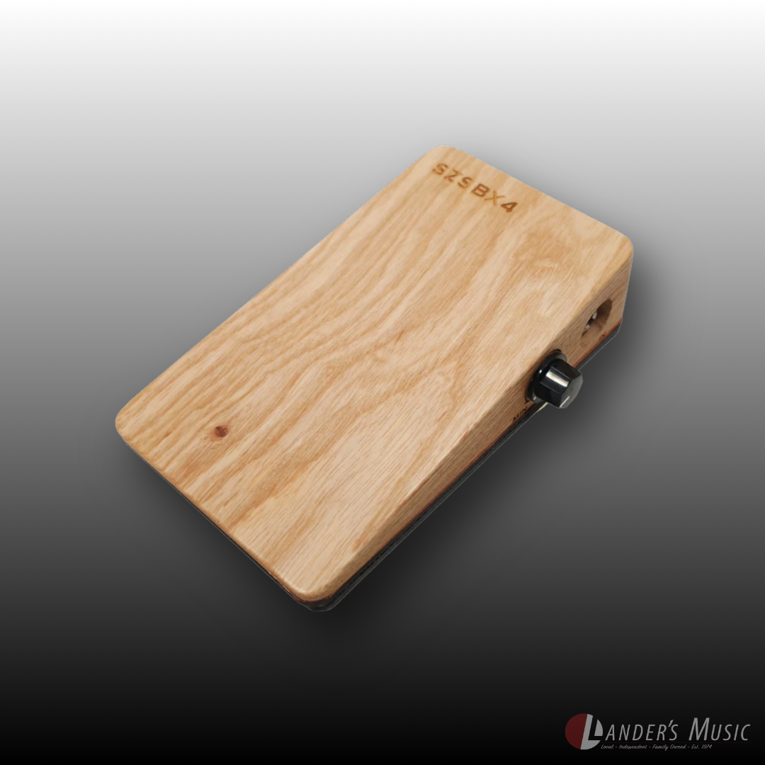 SX Solid Ash Stomp Box with Carry Case