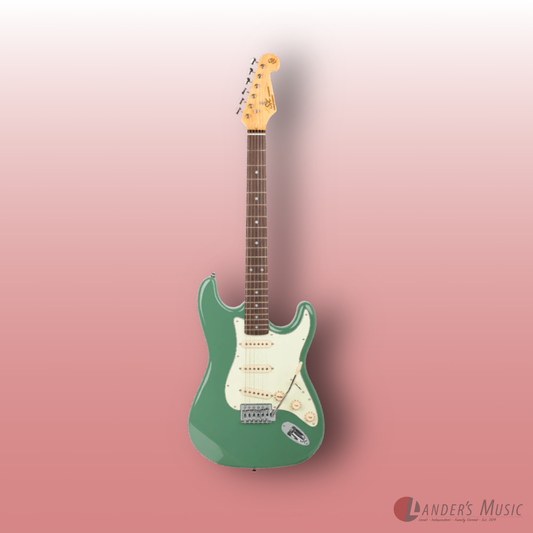 SX Vintage Green Electric Guitar with Gig Bag