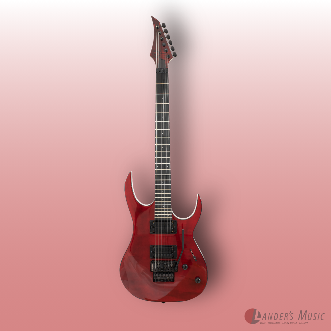 S by Solar SB4.6FRF BR Flame Blood Red Electric Guitar