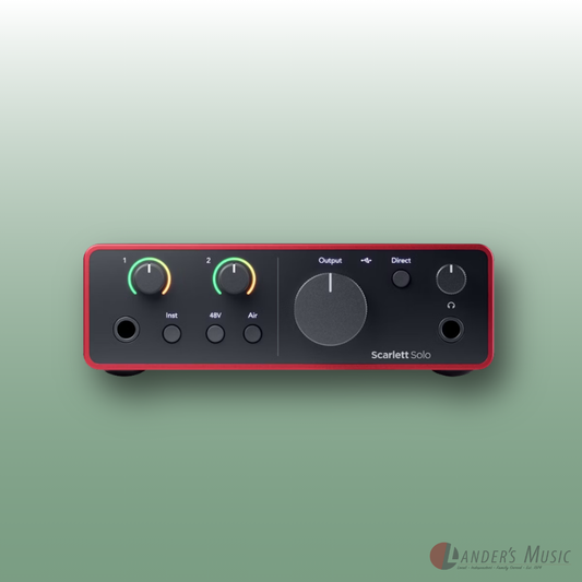Focusrite Scarlett Solo 4th Generation Audio Interface