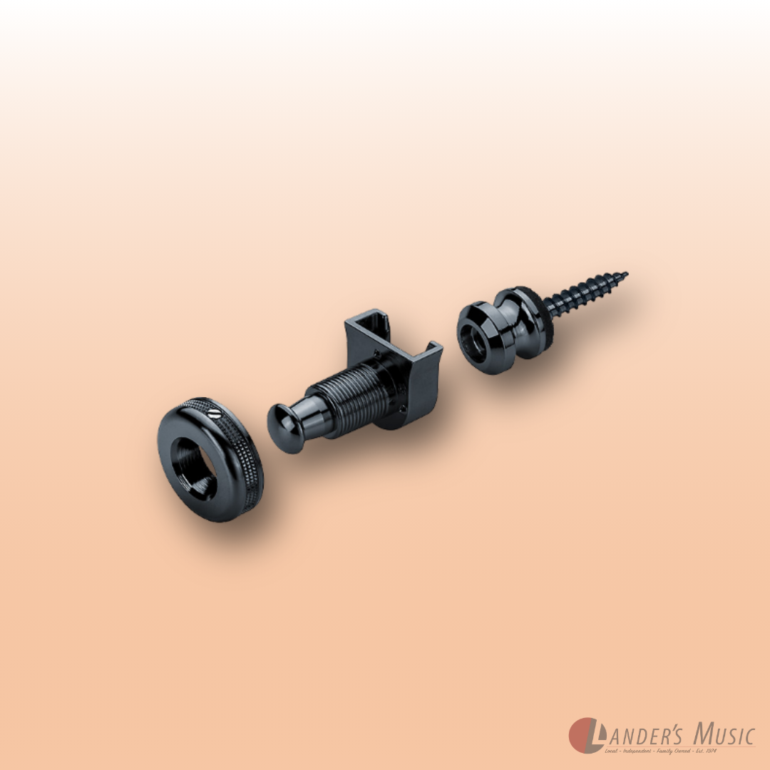 Schaller S-Lock Black Guitar Strap Locks