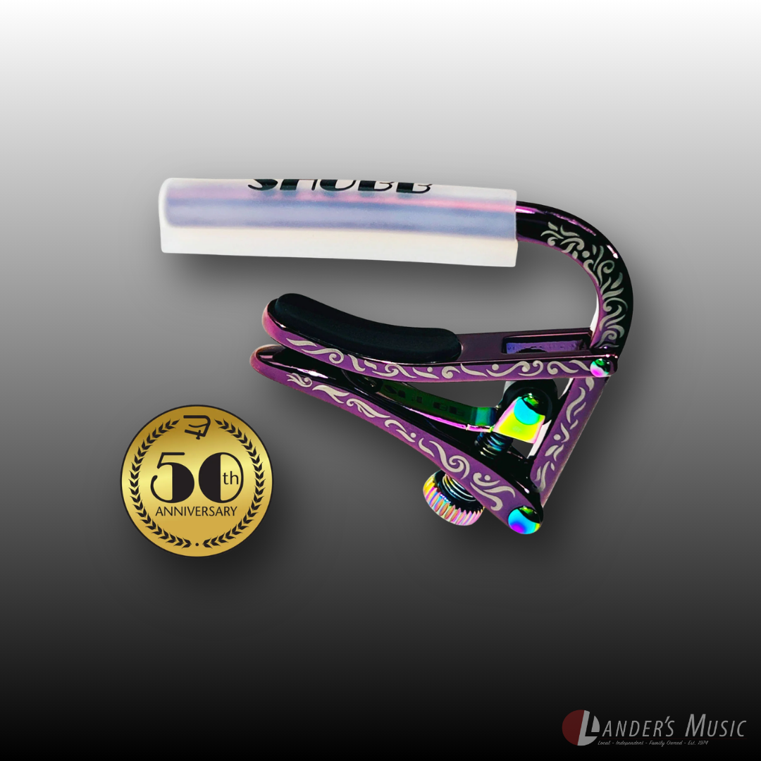 Shubb 50th Anniversary Edition Violet Sky Steel String Guitar Capo