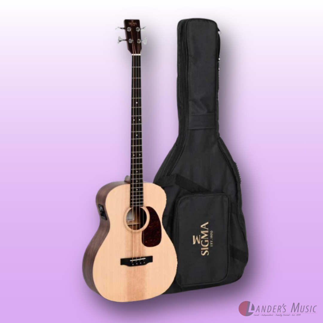 Sigma BME Electric/Acoustic Bass Guitar