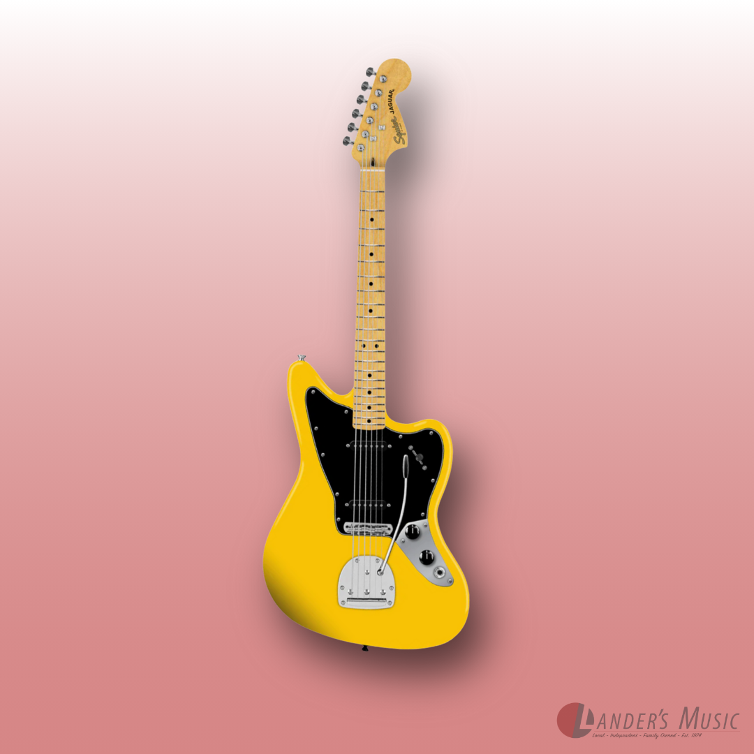 FSR Squier Affinity Series Graffiti Yellow Jaguar