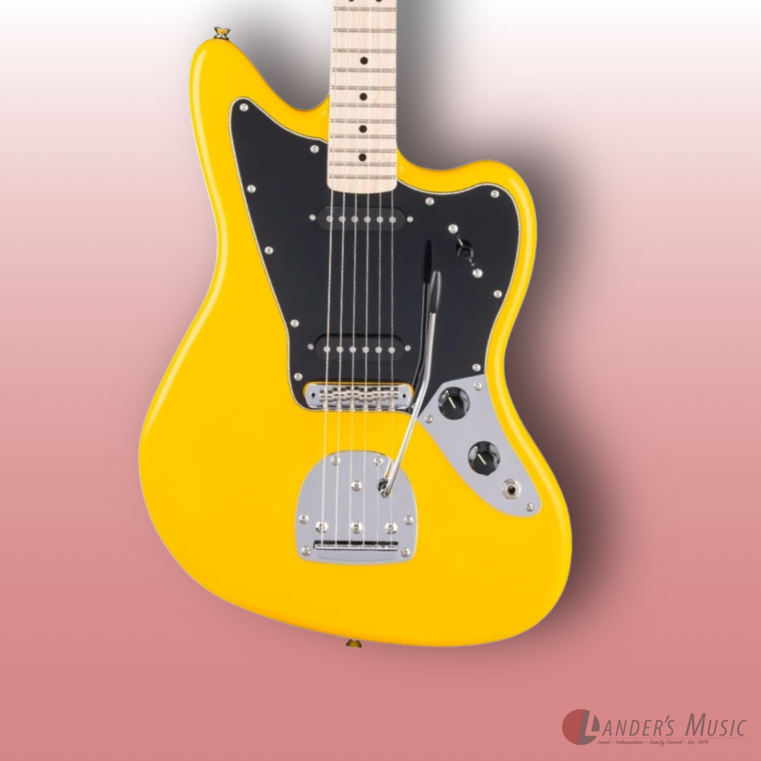 FSR Squier Affinity Series Graffiti Yellow Jaguar