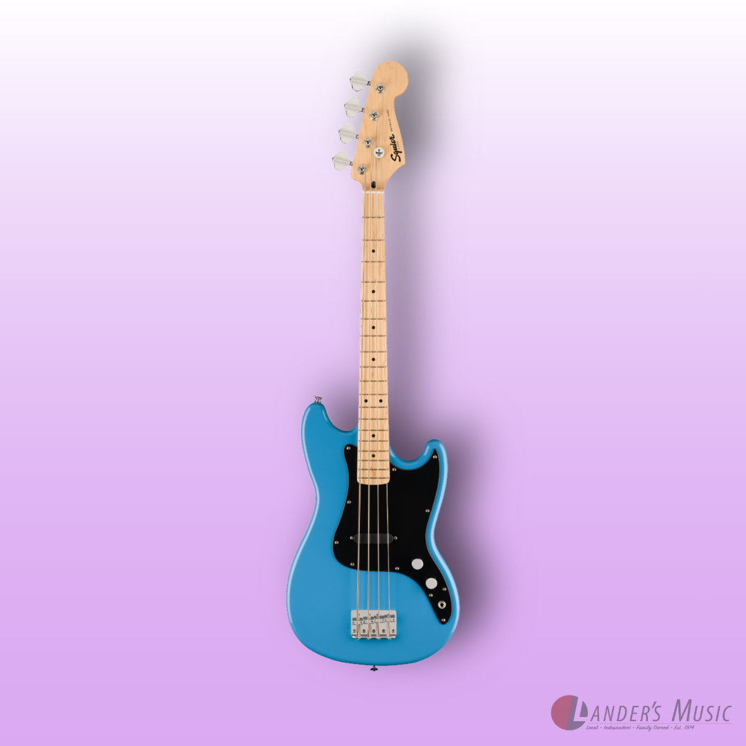 FSR Squier Sonic Series Bronco California Blue Short Scale Bass Guitar