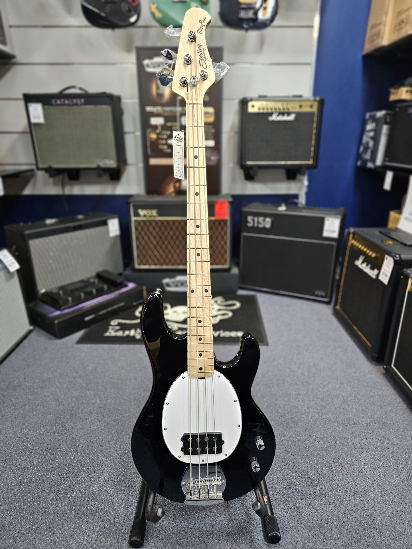 Sterling by Musicman Stingray2 Black Bass Guitar