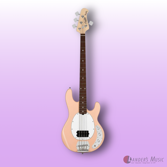 Sterling by Musicman Stingray Ray4 Pueblo Pink Bass Guitar