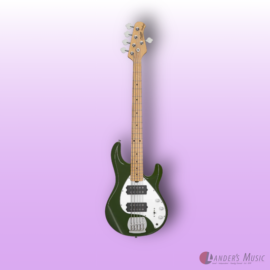 Sterling by Musicman Stingray Ray5 Olive Bass Guitar