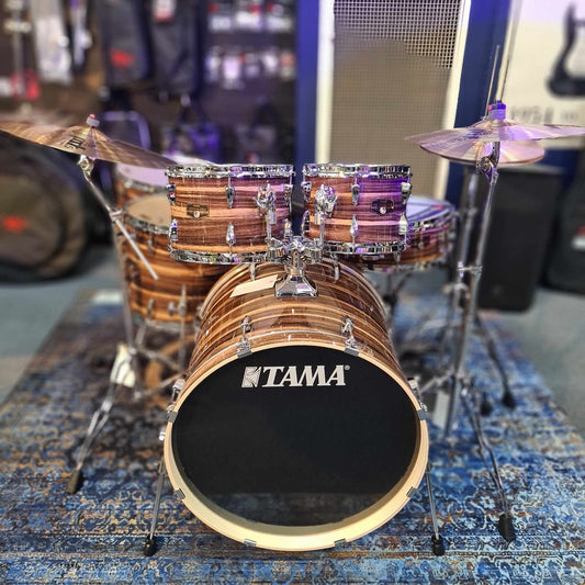 Tama Imperial Star 22" Poplar Coffee Teak Wrap 6 Piece Drum Kit with Hardware