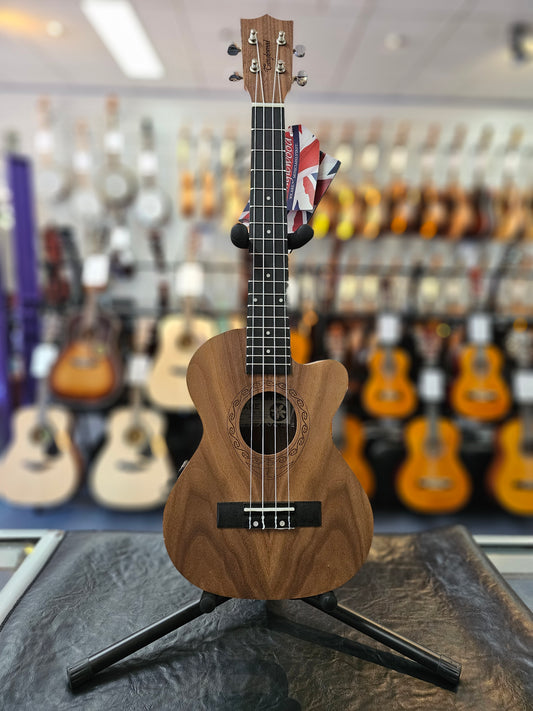 Tanglewood TWT15E Tiare Series Pacific Walnut Electric/Acoustic Tenor Ukulele with Bag